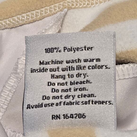 Dudley Stephens Prospect Pullover Half-Zip Vello Fleece Tan & White, Size XL - Picture 10 of 10